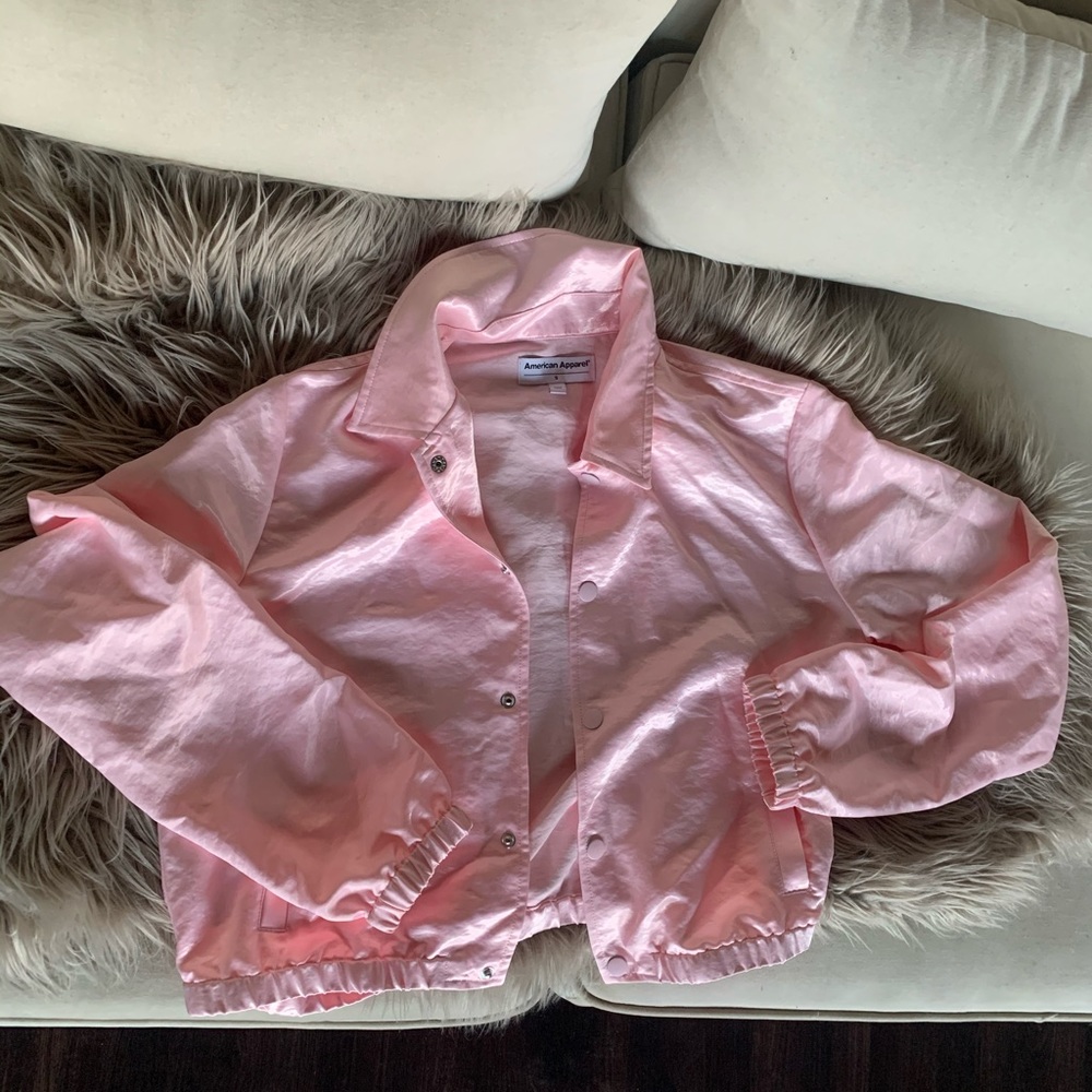 American Apparel satin jacket